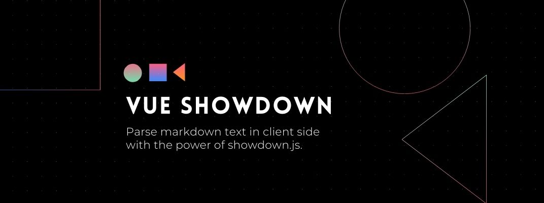 Parse Markdown Text in Client-Side with the Vue Showdown cover image